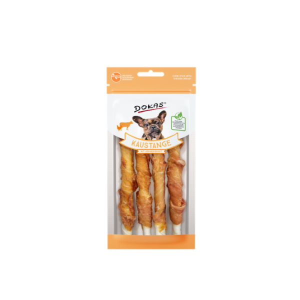 Dokas Dog Snack Kaustange mit Hühnerbrust 50g