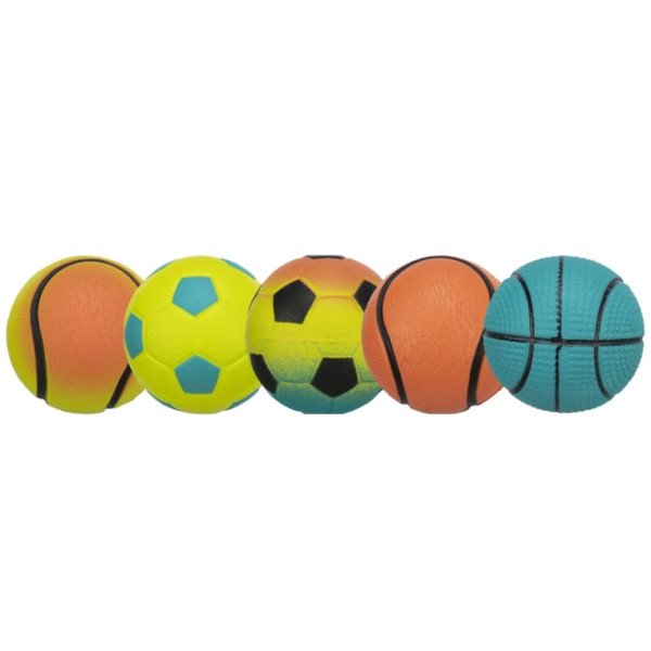 Trixie Neonball aus Moosgummi - schwimmt, ø 4,5 cm